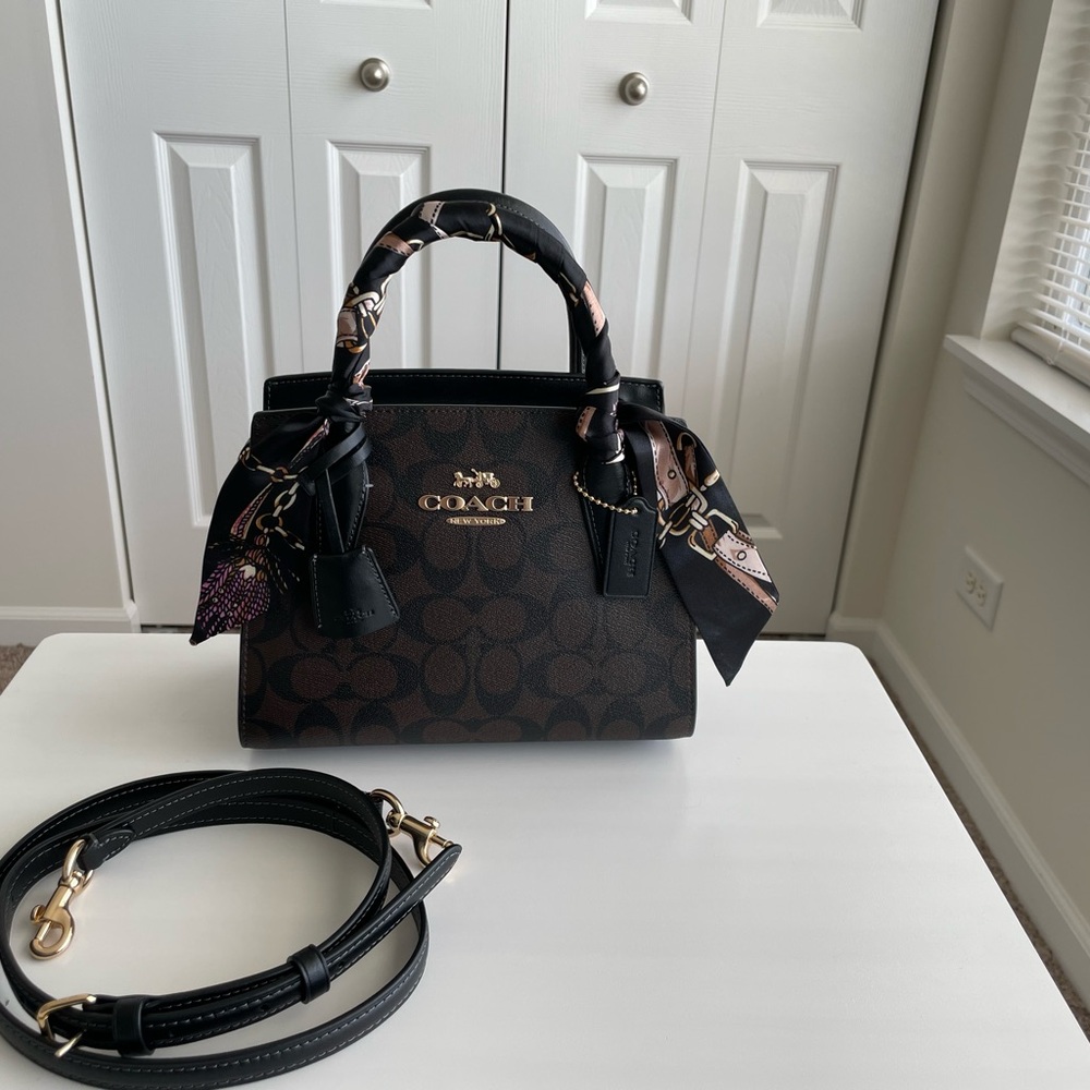 Coach Andrea Carryall Bag In Signature Canvas